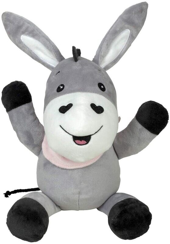 peluche âne rose