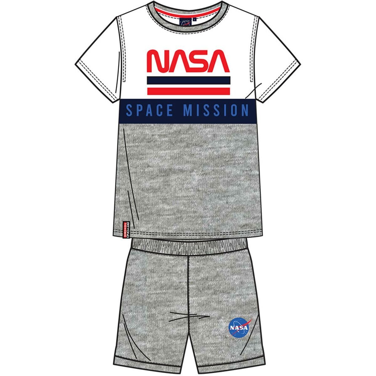 ensemble nasa gris