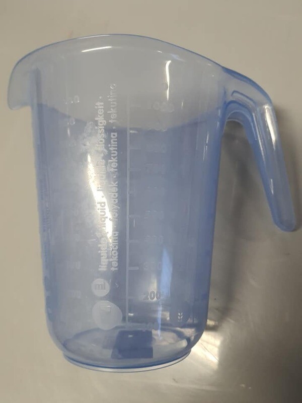 pot mesureur bleu 1 litre