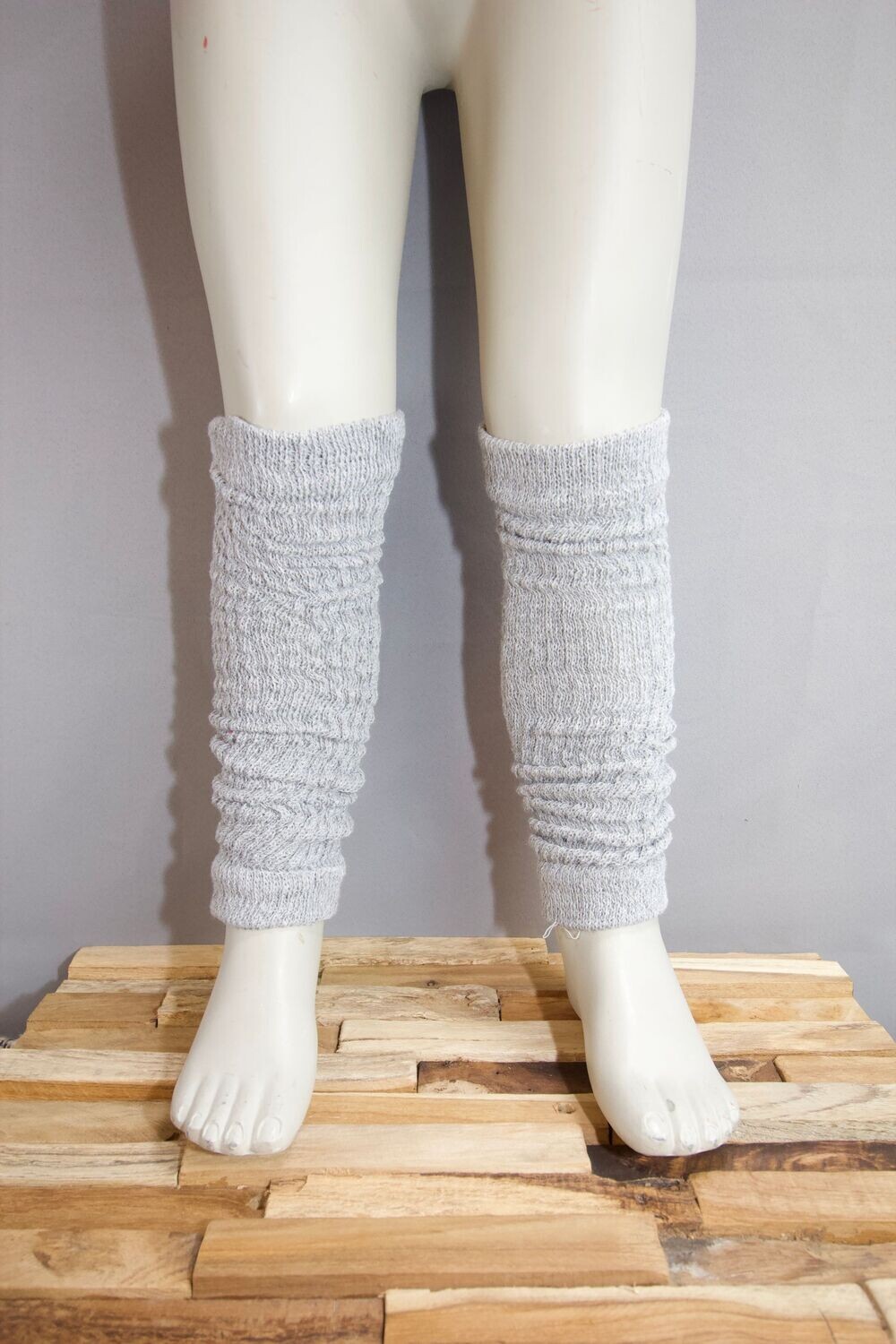 guêtre fille gris clair taille unique