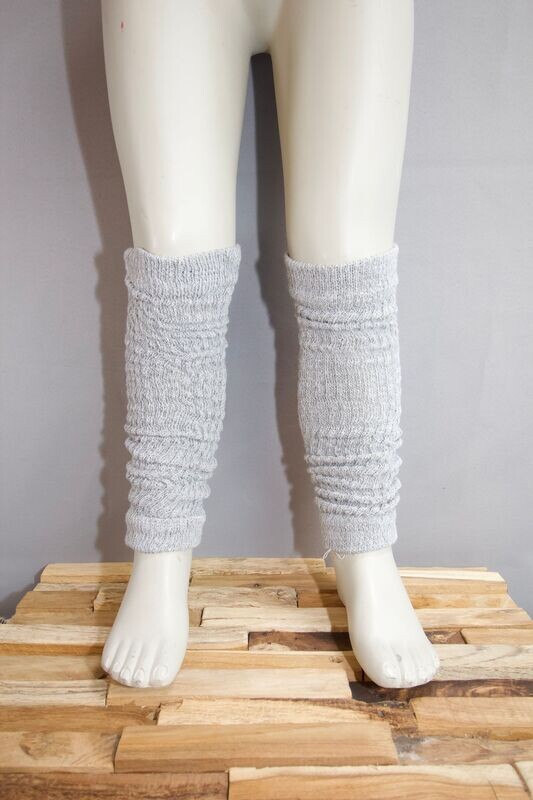 guêtre fille gris clair taille unique