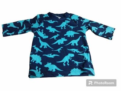 tee shirt uv dinosaure