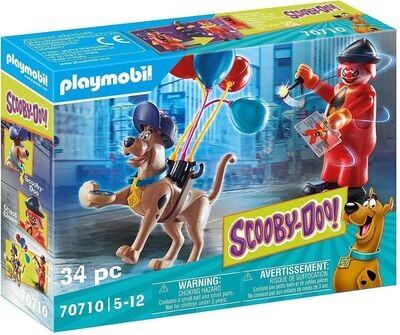 Playmobil 70710 Scooby-DOO avec fantôme du Clown- Scooby-Doo