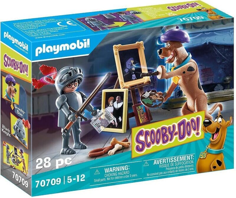 Playmobil 70709 Scooby-DOO avec Chevalier Noir- Scooby-Doo