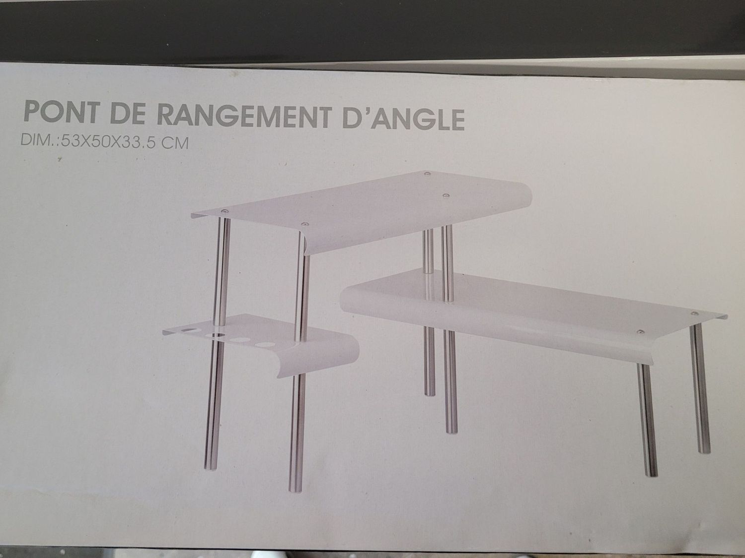 pont de rangement d'angle