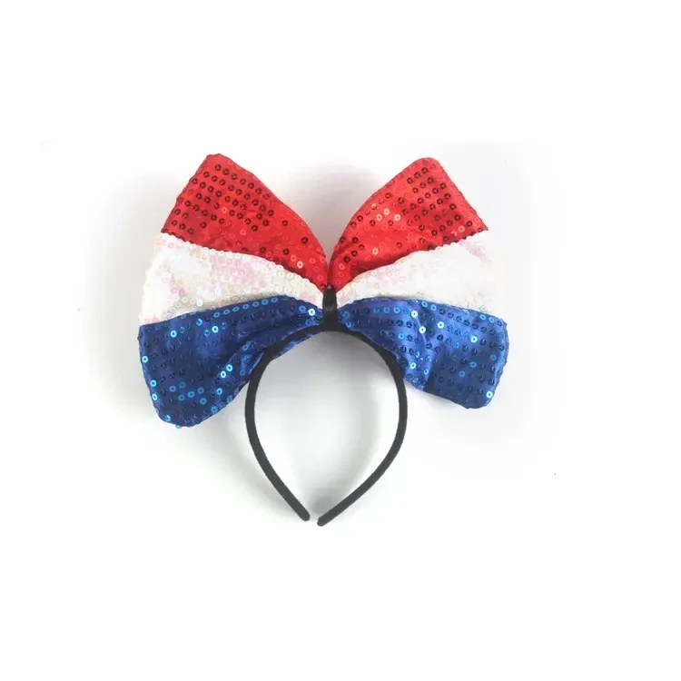 2022 Hot Sale Party Hair Ribbon Matching Ribbon Loop Cheerleader Hair Ribbon Bow