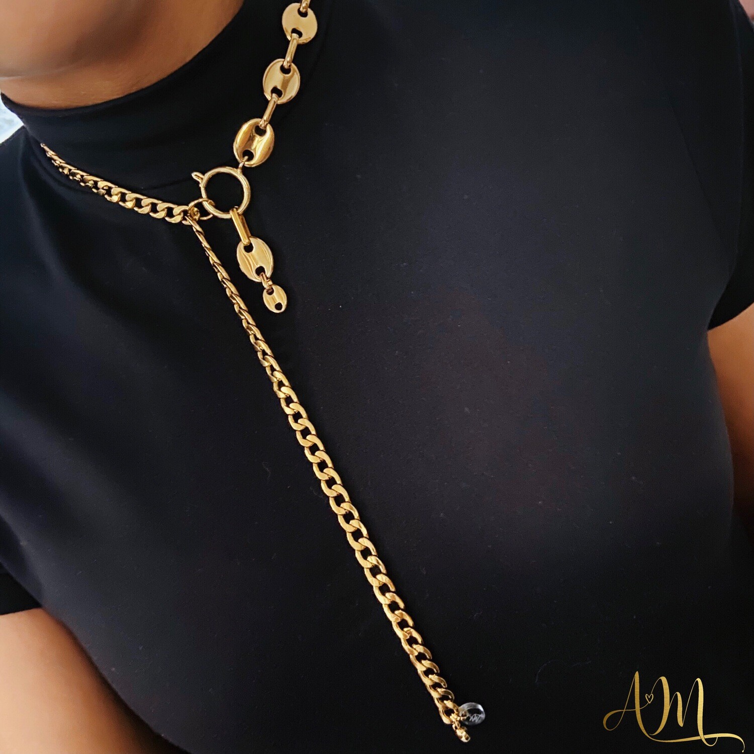 Unique Necklace Gold