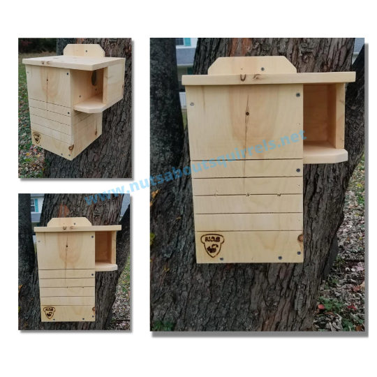 Wildlife Rehab Approved Squirrel Nesting Box