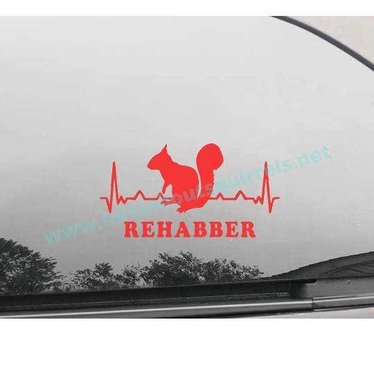 Squirrel Rehabber Vinyl Decal