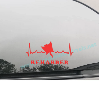Flying Squirrel Rehabber Vinyl Decal – Waterproof Wildlife Rescue Sticker for Cars, Field Gear, Laptops