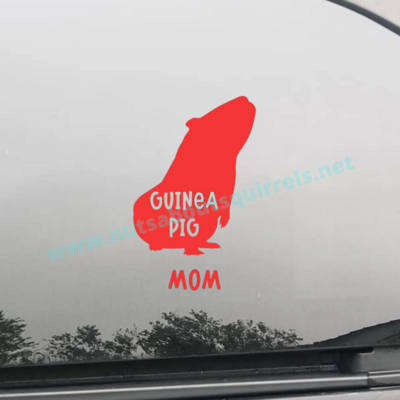 Guinea Pig Mom Vinyl Decal