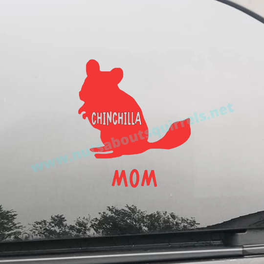 Chinchilla Mom Vinyl Decal