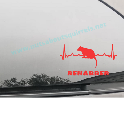 Opossum Rehabber Vinyl Decal – Wildlife Rescue Sticker for Laptops, Cars, Critter Crates &amp; More