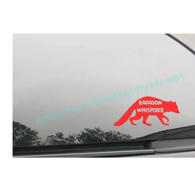 Raccoon Whisperer Vinyl Decal