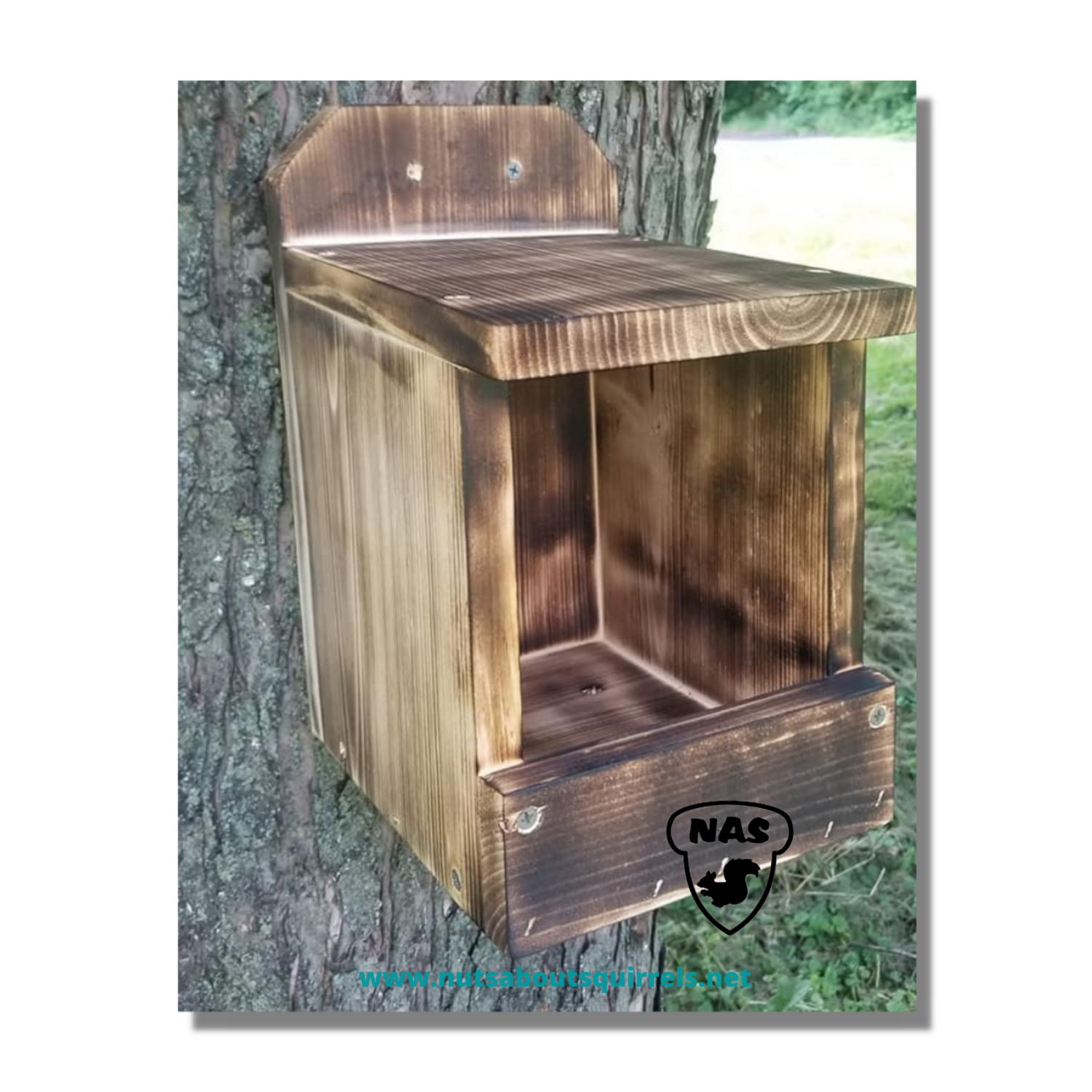 Bird Roosting Box w/ Scorched Finish