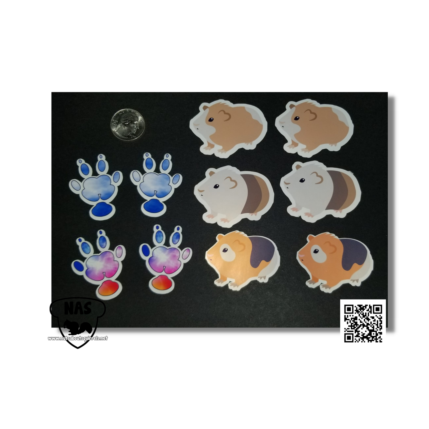 Guinea Pig Themed Stickers