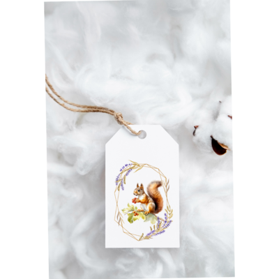 Squirrel gift tags