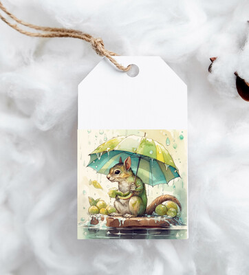 Squirrel gift tags