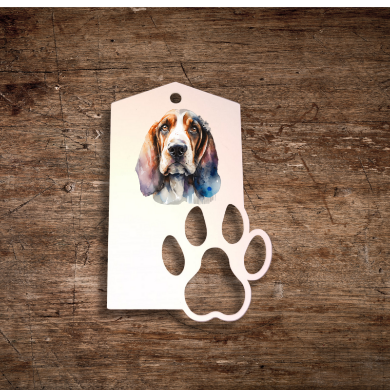 Basset Hound Gift Tags
