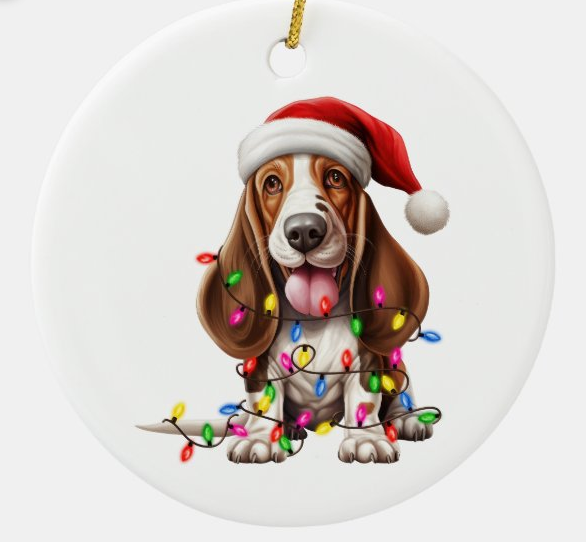 Basset Hound Ornament