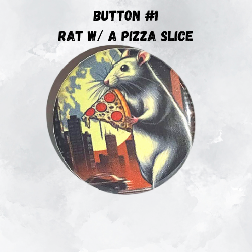 Rat Themed 1.25&quot; Buttons