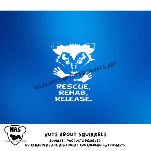 Opossum Rescue, Rehab, Release Vinyl Decal