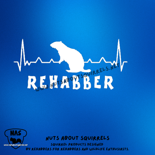 Vinyl Groundhog Rehabber Decal