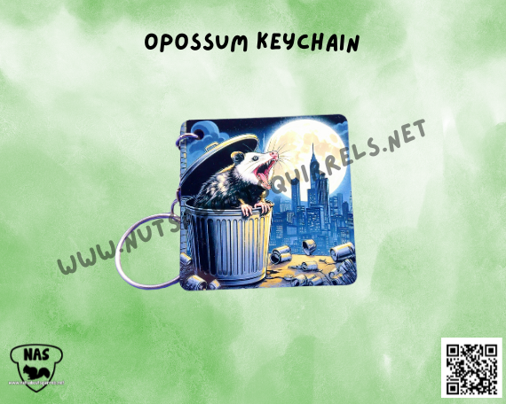 Opossum Keychain