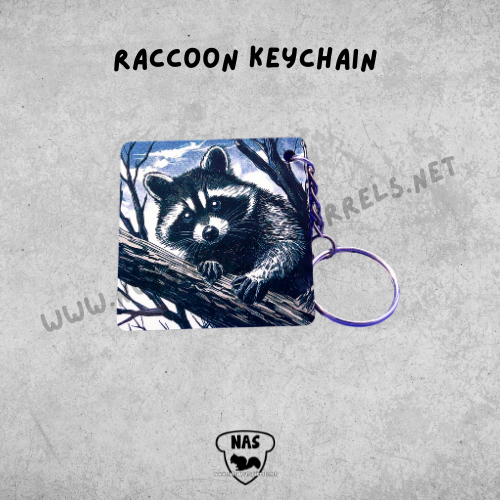 Raccoon Keychain