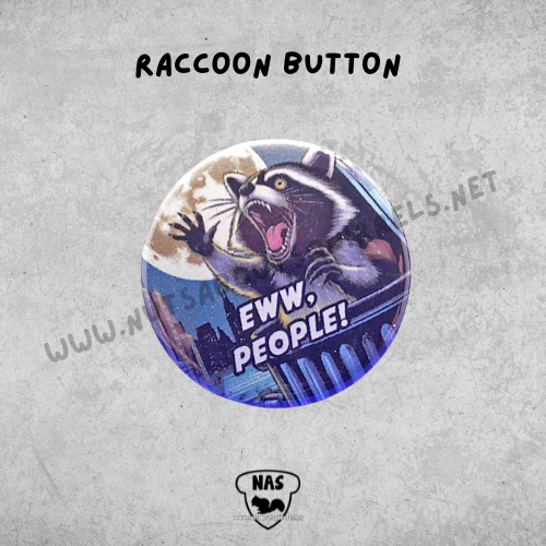 Raccoon Button