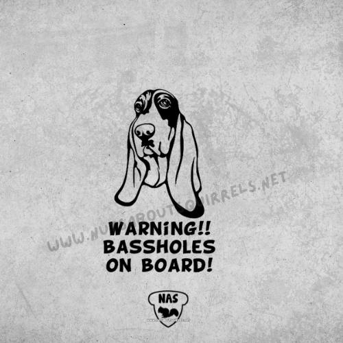 Vinyl Basset Hound Decal