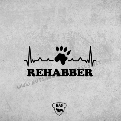 Vinyl Groundhog Rehabber Decal