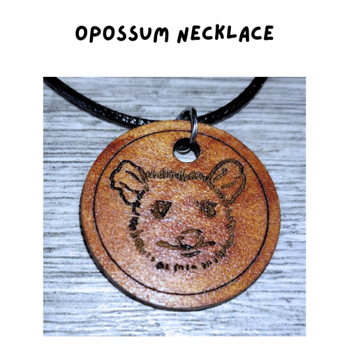 Opossum Necklace