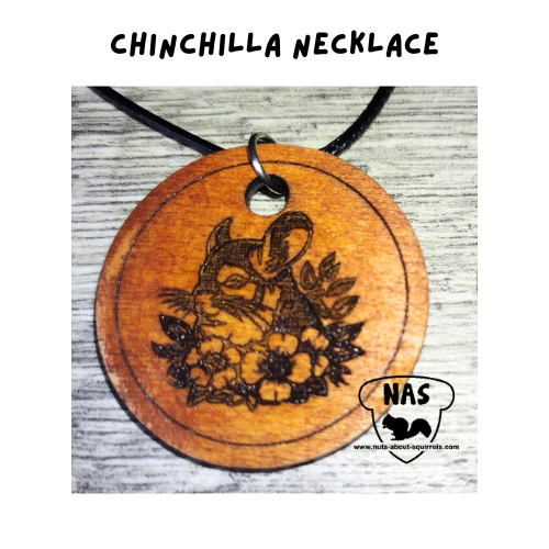 Engraved Chinchilla Necklace