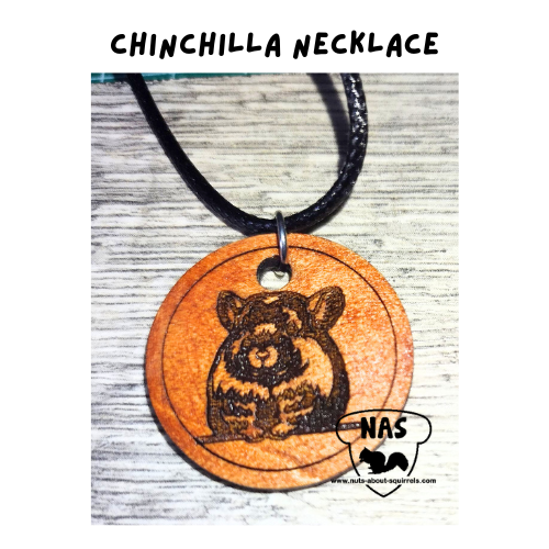 Engraved Chinchilla Necklace