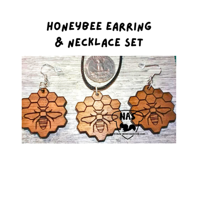 Honeybee Necklace &amp; Earring Set