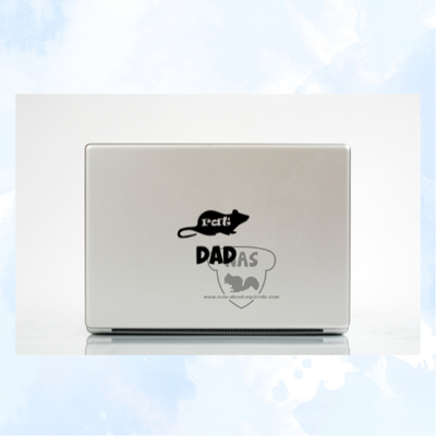Rat Dad Vinyl Decal