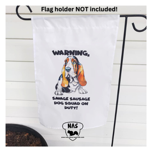Basset Hound Garden Flag