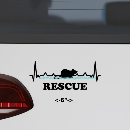 Rat Rescue Vinyl Decal
