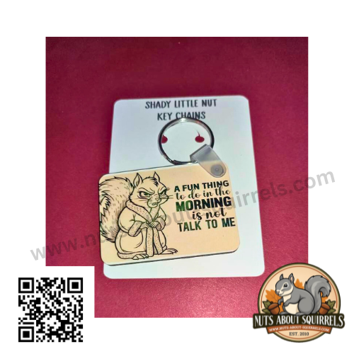 Gladys&#39;s A Fun Thing to do in the Morning  Key Chain &amp; Cranky Sticker Bundle
