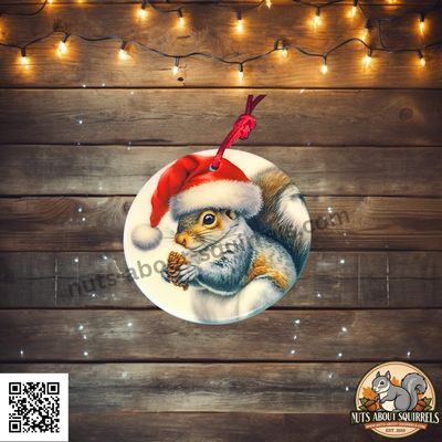Ceramic Squirrel Ornaments