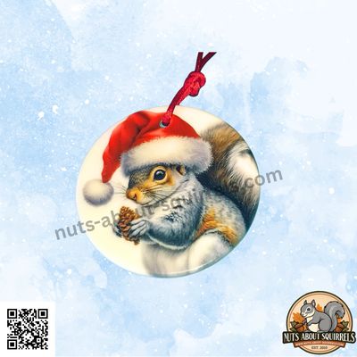 Ceramic Squirrel Ornaments