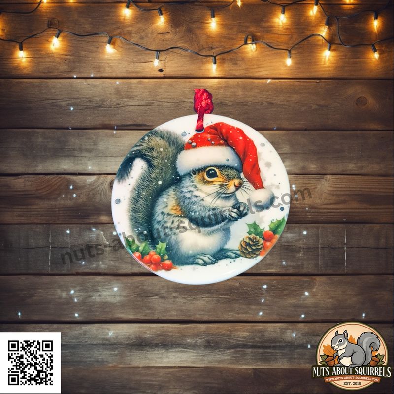 Ceramic Squirrel Ornaments