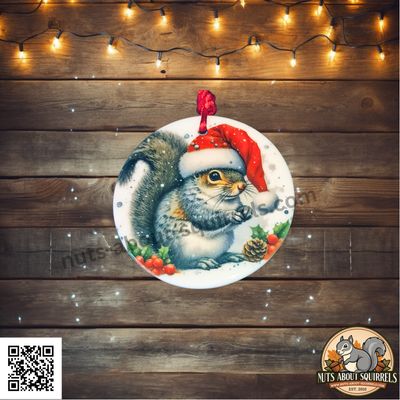 Ceramic Squirrel Ornaments