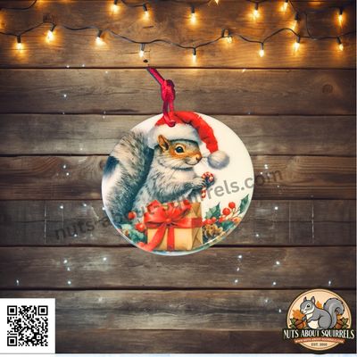 Ceramic Squirrel Ornaments