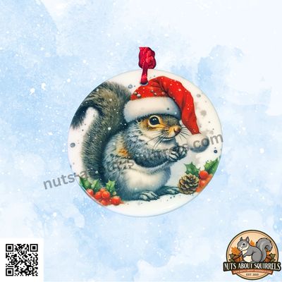 Ceramic Squirrel Ornaments