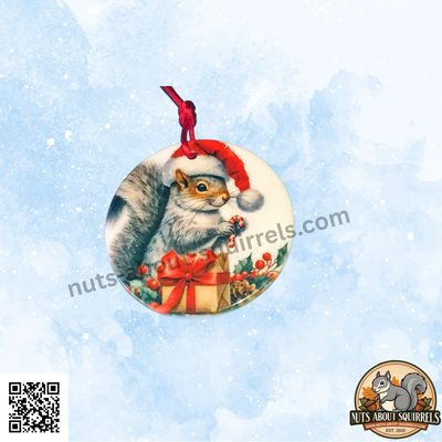 Ceramic Squirrel Ornaments