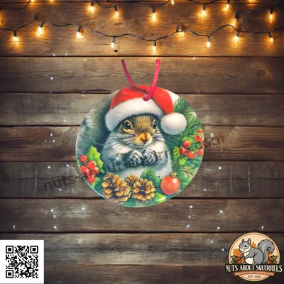 Ceramic Squirrel Ornaments