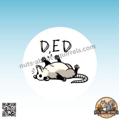 3.5&quot; Funny Opossum Sticker – Opossum Decal for Laptops, Journals, Car Window. &amp; More