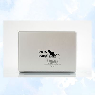Rats Rule Vinyl Decal